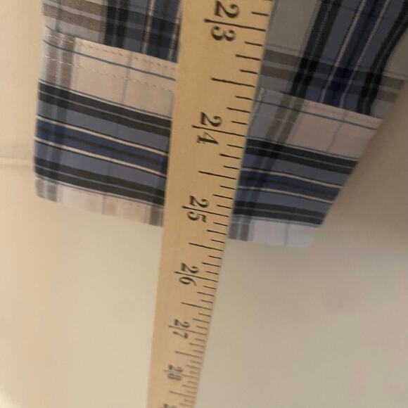 Mens New US Polo Assn Long Sleeve Dress Shirt Blue Striped Button Up Size Large - Picture 12 of 14